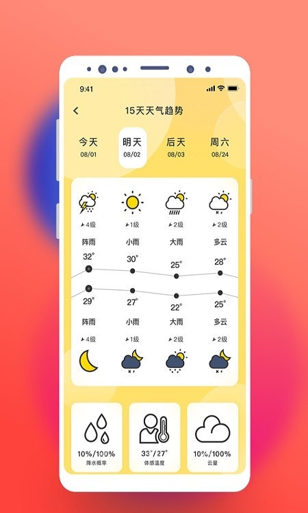 气象桌面天气app手机版截图3: