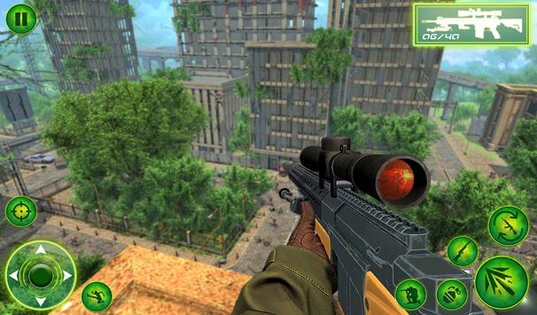 城市僵尸狙击手3D射击游戏官方版截图2: