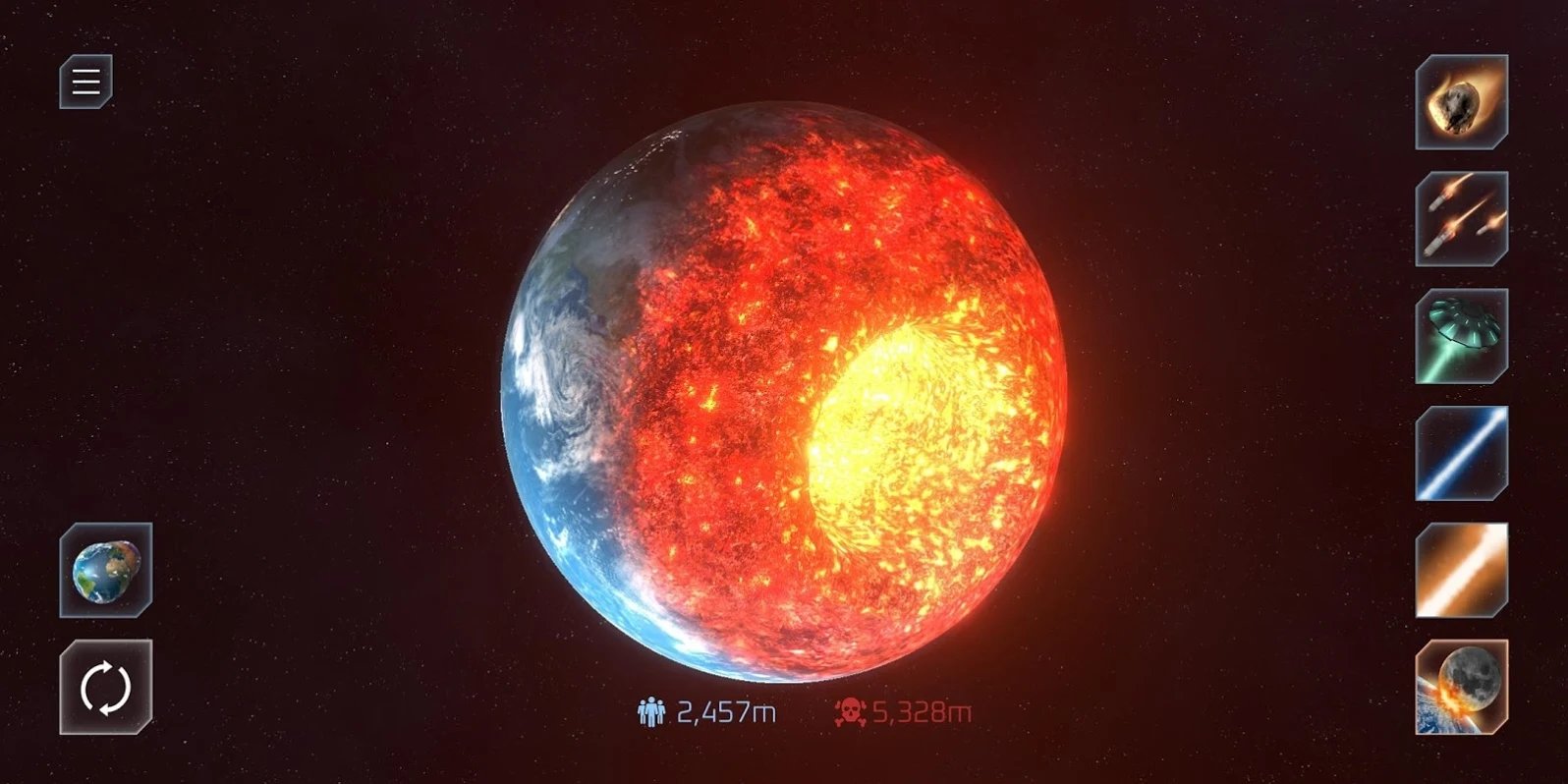 星球毁灭模拟器甜甜圈地球最新版下载中文版截图1: