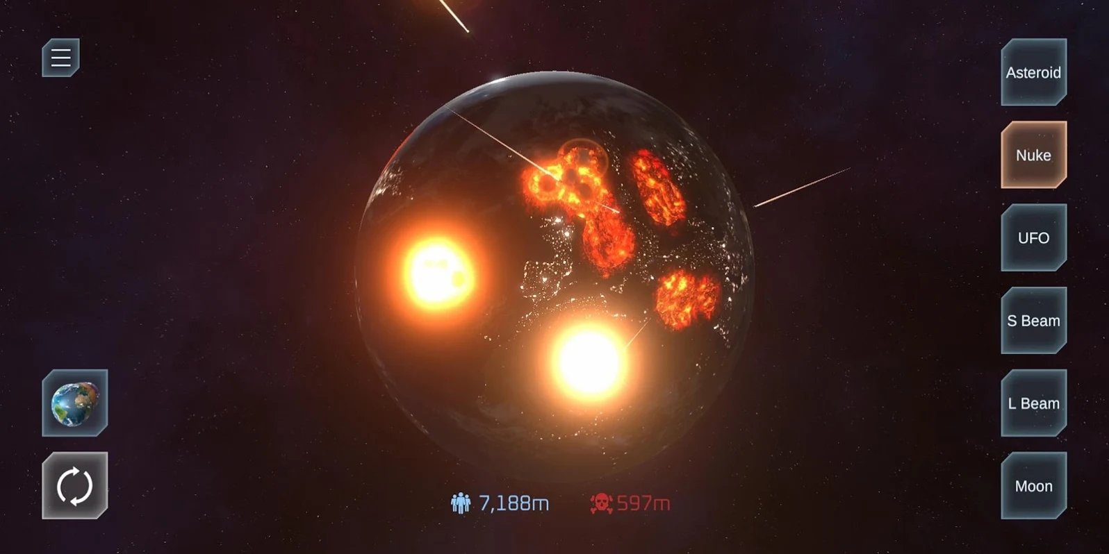 星球毁灭模拟器甜甜圈地球最新版下载中文版截图2: