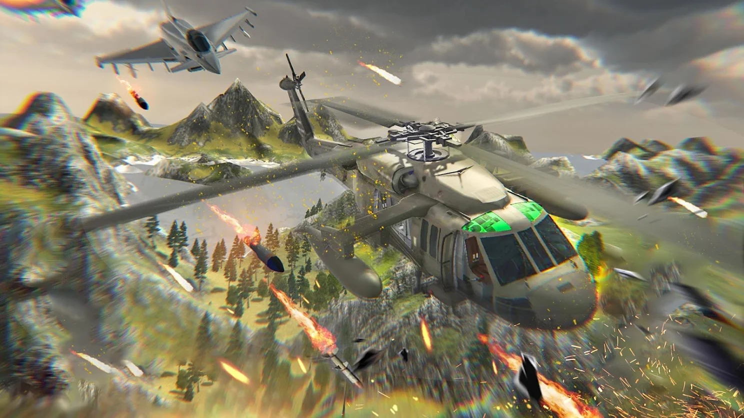武装直升机游戏最新版（War GamesDuty for Gunship）图2: