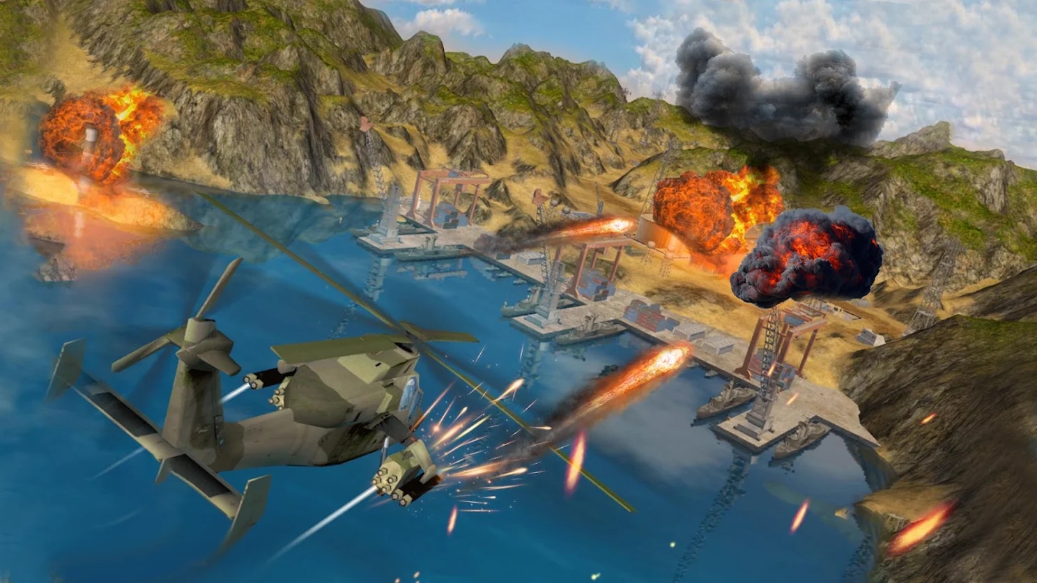 武装直升机游戏最新版（War GamesDuty for Gunship）图4: