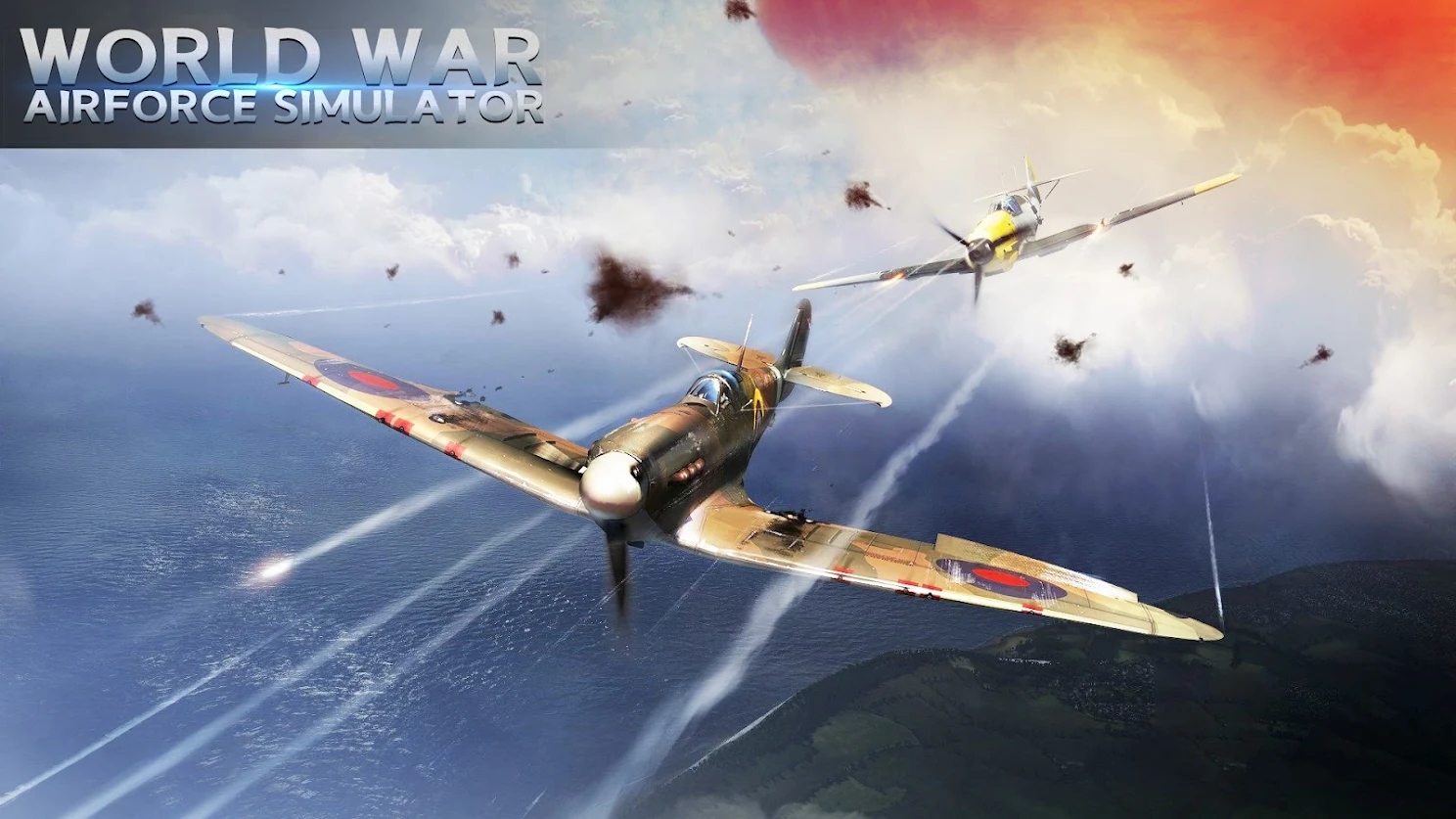 二战空军模拟器游戏中文版（World war Airforce simulator）图1: