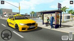 出租车疯狂司机模拟器3D游戏官方版(Taxi Driving Game)图片1
