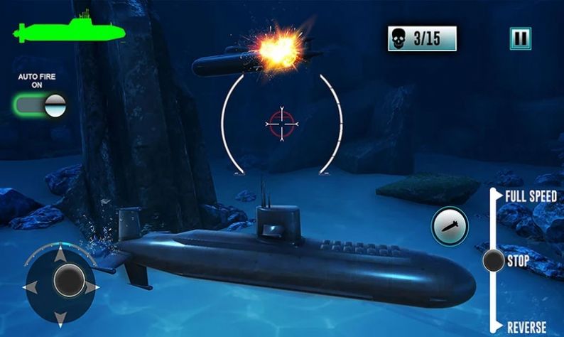 潜艇战区第二次世界大战游戏最新官方版（Submarine War Zone WW2 Battle）图片1