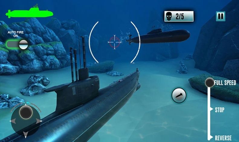 潜艇战区第二次世界大战游戏最新官方版（Submarine War Zone WW2 Battle）图1: