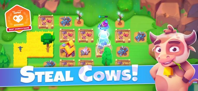 奶牛冲突游戏最新版（Cowlifters: Clash for Cows）图片1