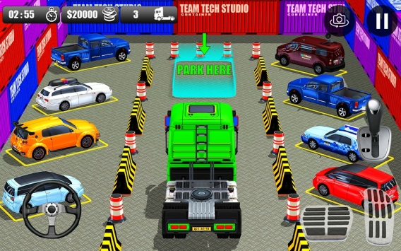重型卡车模拟器停车游戏中文手机版图2: