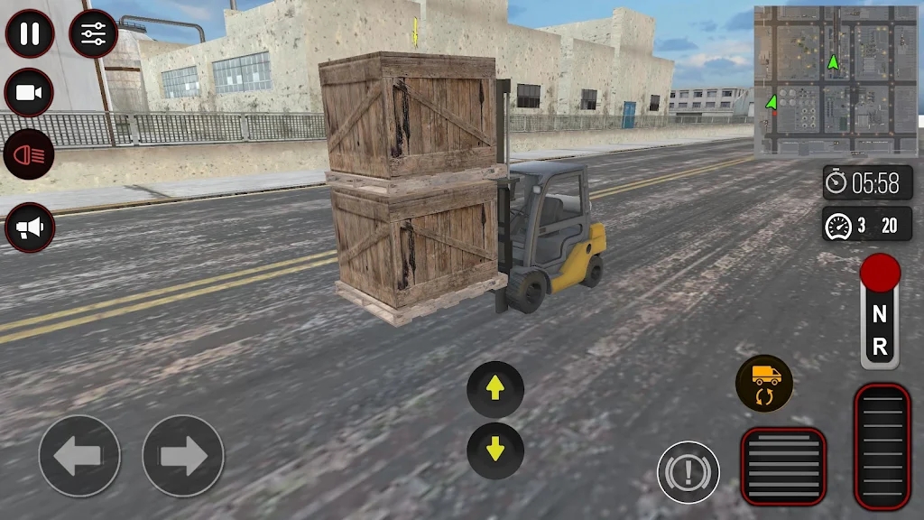 叉车运输托送游戏中文版（Truck And Forklift Simulator）截图3: