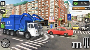 模拟垃圾回收车游戏中文手机版截图1: