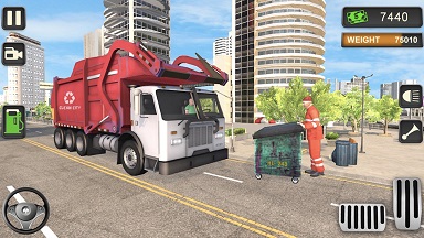 模拟垃圾回收车游戏中文手机版3
