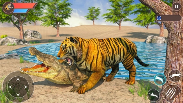 虚拟老虎家族模拟器游戏中文版（Virtual Tiger Family Simulator）图3: