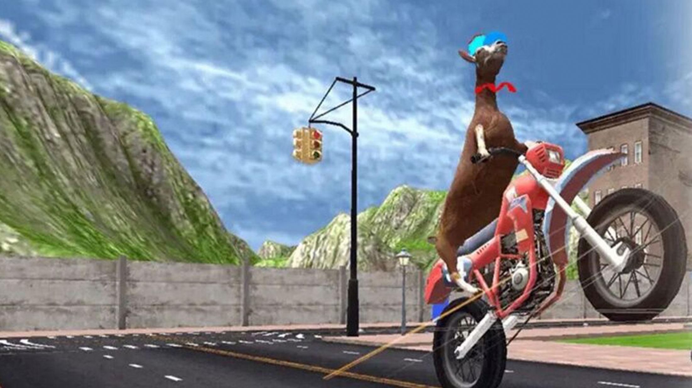 狂暴山羊模拟器游戏官方版（Rampage Goat simulator）截图2: