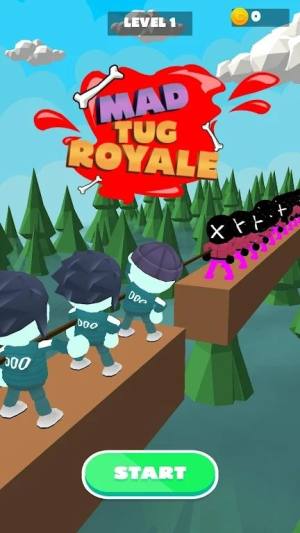 皇家失控拔河官方游戏最新版（Mad Tug Royale）图片1