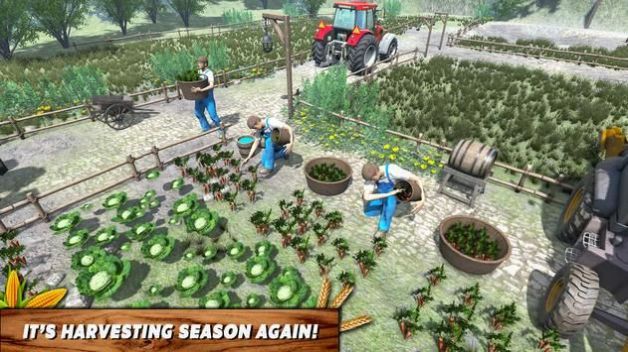 农业收割机大亨游戏手机版(Farm Harvester Simulator)图3: