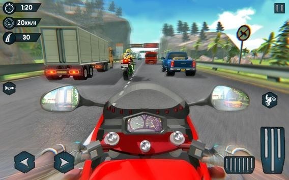 摩托竞赛交通狂热游戏官方版本图片1