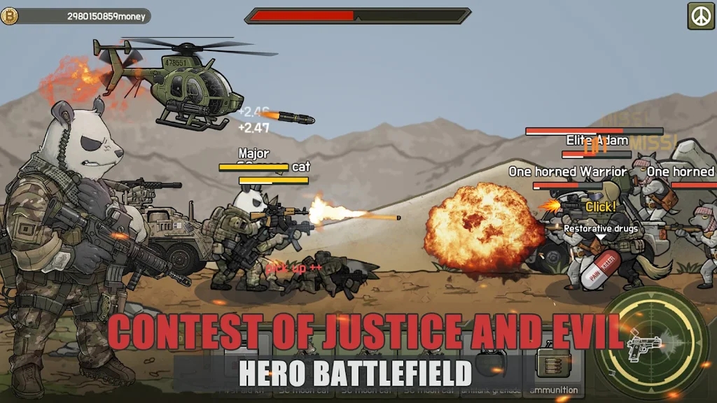 狂熊战士射击游戏官方安卓版(Heros Shooting Battlefield :Match-3 War Games)图片1