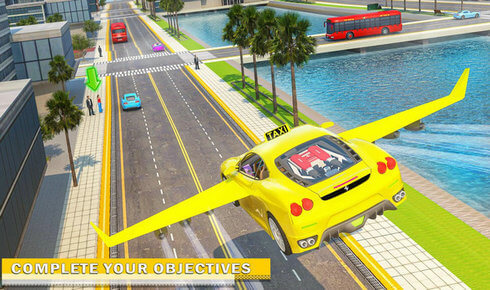 未来飞行汽车模拟器游戏中文手机版截图1: