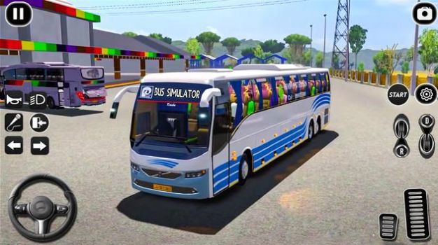 印度越野爬坡巴士3D游戏中文版（Modern Offroad Uphill Bus Simulator）图2: