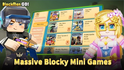 方块人冒险游戏官方版（Blockman GO-Adventures）图4: