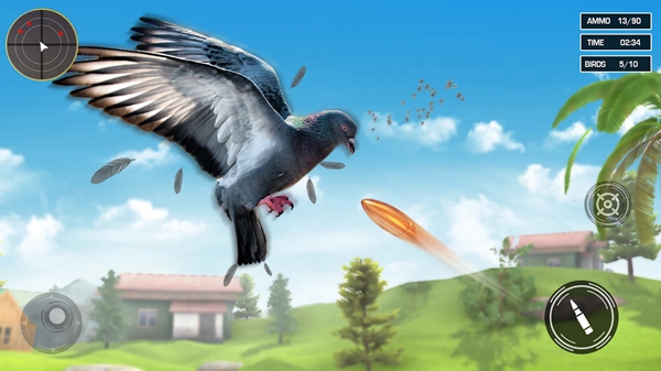 鸟类狩猎模拟器游戏官方中文版（Hungry Bird Hunter simulator）图3: