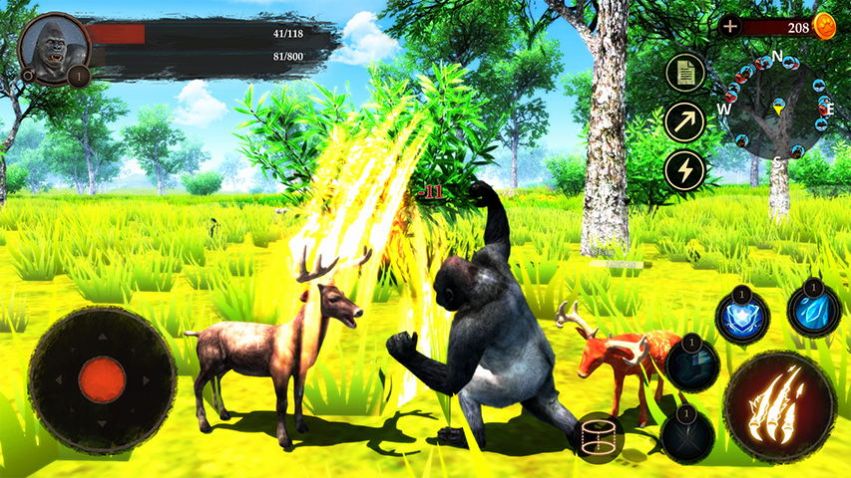 猩猩森林冒险游戏安卓手机版(The Gorilla)图片1