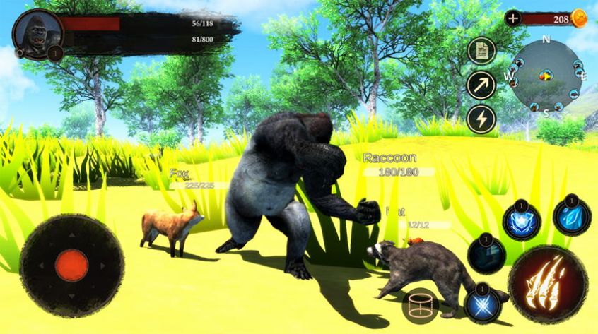 猩猩森林冒险游戏安卓手机版(The Gorilla)图2: