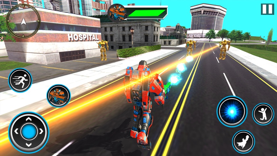机器人汽车模拟器3D战争游戏安卓版图2:
