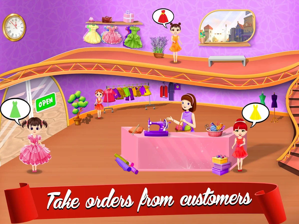 可爱服装店游戏官方版（Cute Dress Maker Shop）图3: