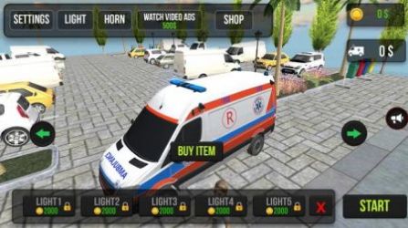 快速救护车模拟器手机游戏安卓版（Fast Ambulance Simulator）图1: