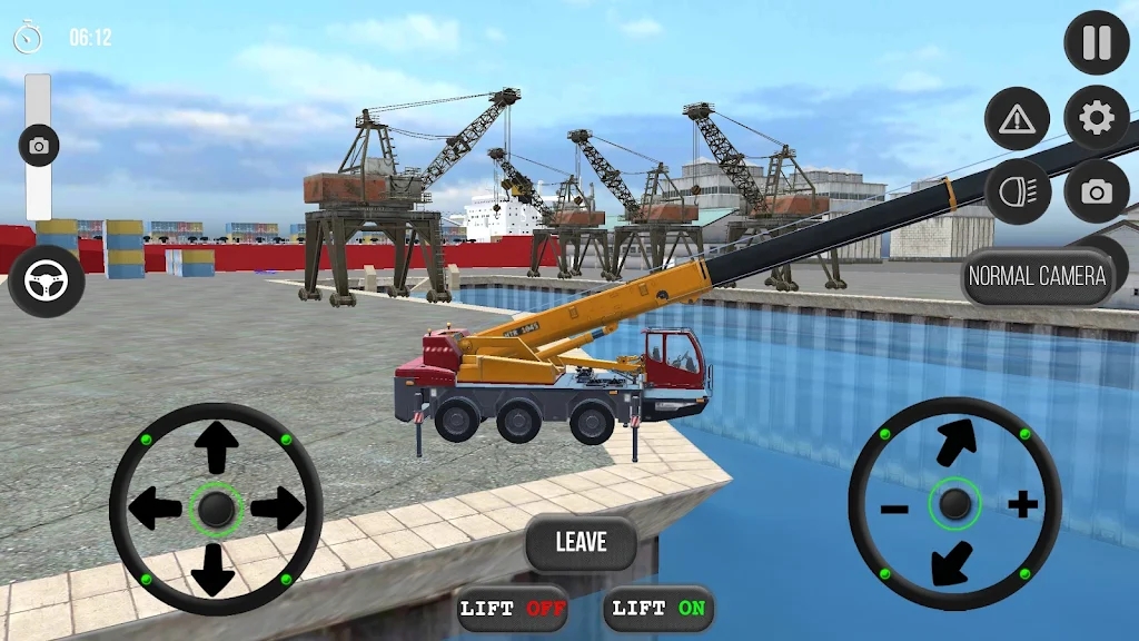 起重机海港货物模拟器游戏手机版图3: