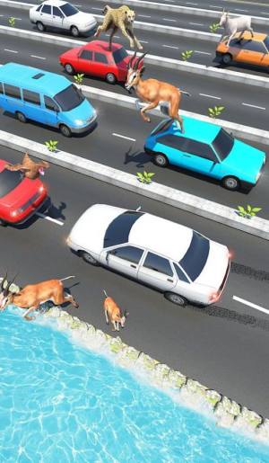 动物公路跳跃游戏图1