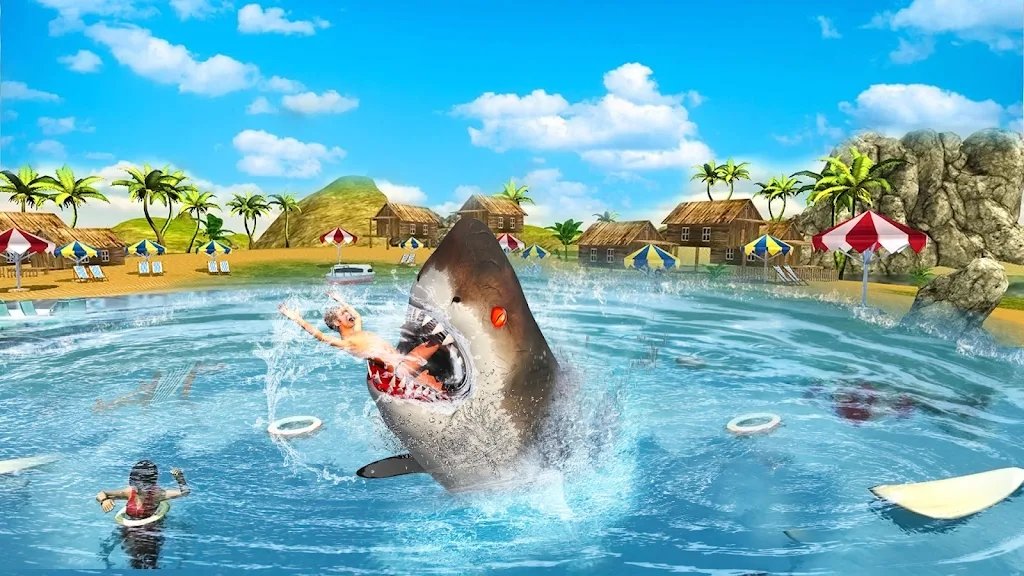 海鲨世界攻击3D游戏中文版（Sea Shark Attack）图3: