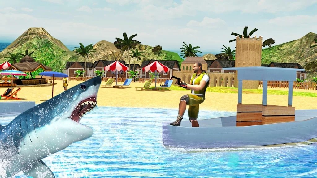 海鲨世界攻击3D游戏中文版（Sea Shark Attack）图2: