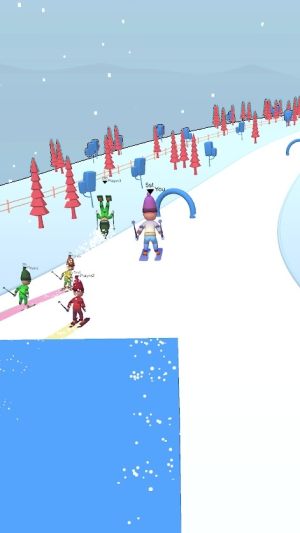 Skier hill 3d游戏图1
