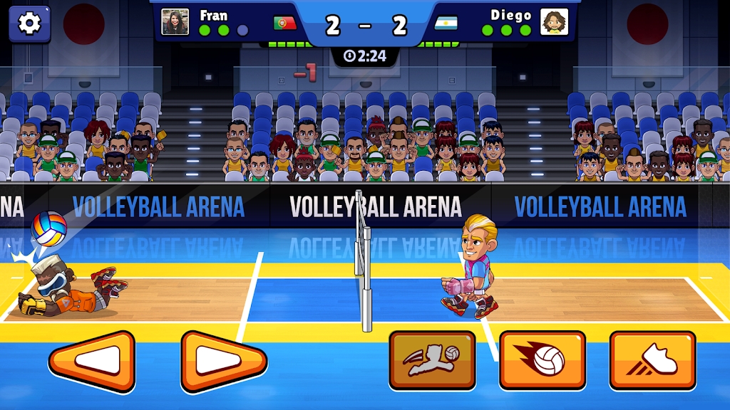排球竞技馆游戏安卓版(Volleyball Arena)图3: