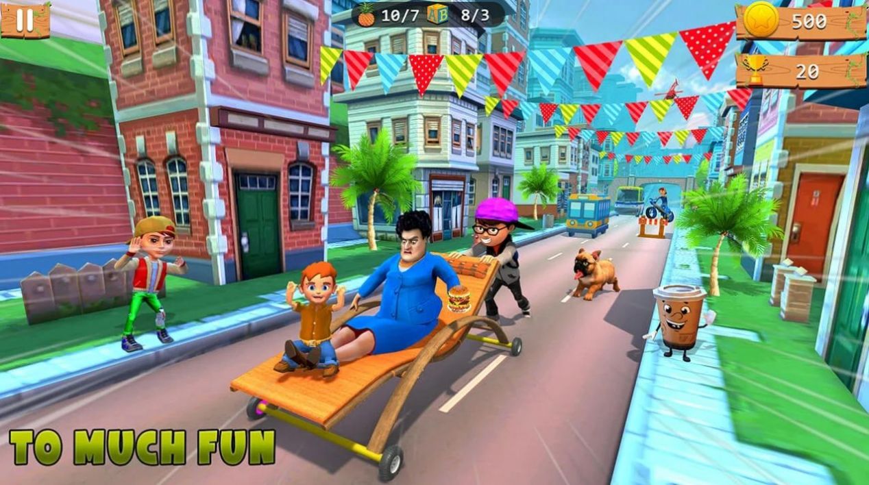 可怕的老师跑步比赛3D游戏官方版截图2: