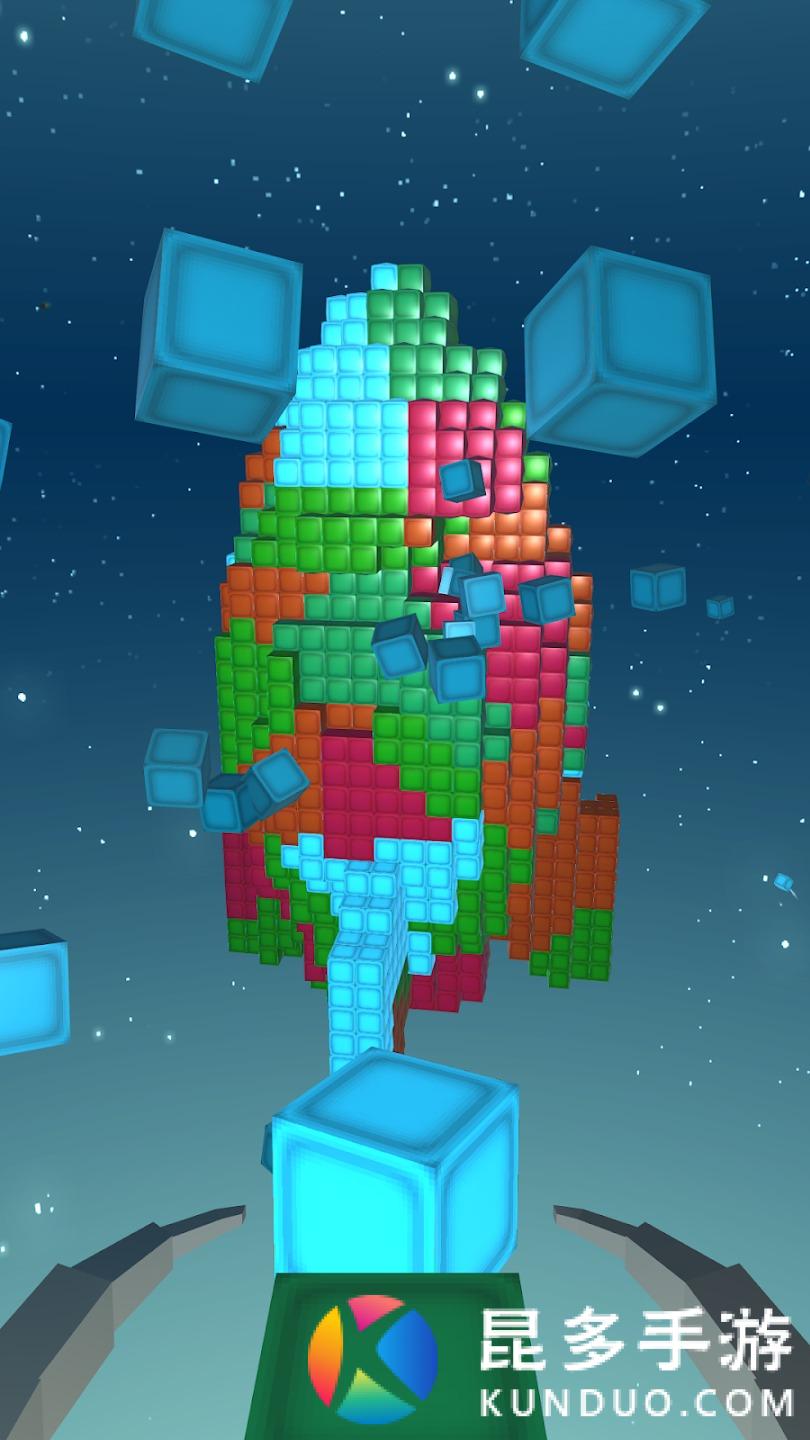 太空炮击方块游戏中文版（Colors 3D）图1: