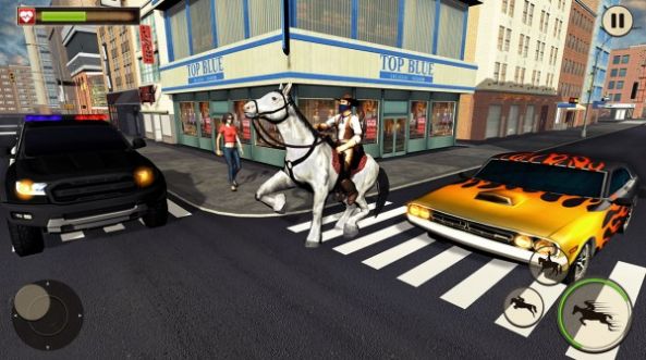 马车出租车司机游戏手机版(Horse Taxi City Transport Horse Riding Games)图2: