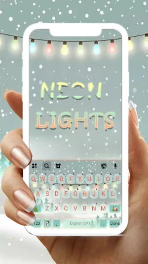 Christmas Lights主题键盘app图3