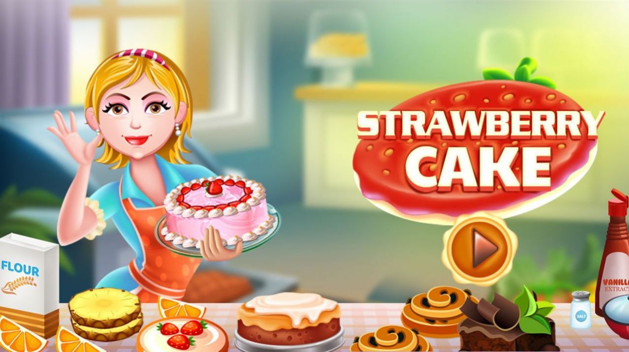 妈妈草莓蛋糕游戏中文版(Strawberry Cake)图片1