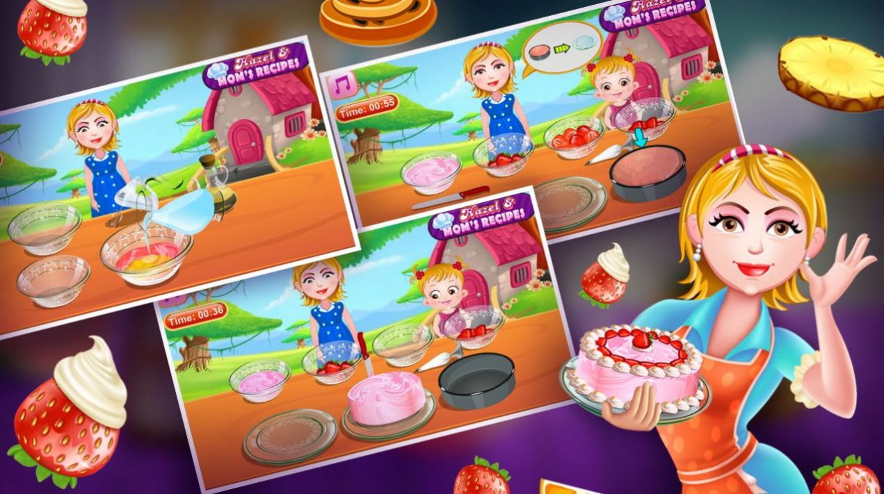 妈妈草莓蛋糕游戏中文版(Strawberry Cake)图2: