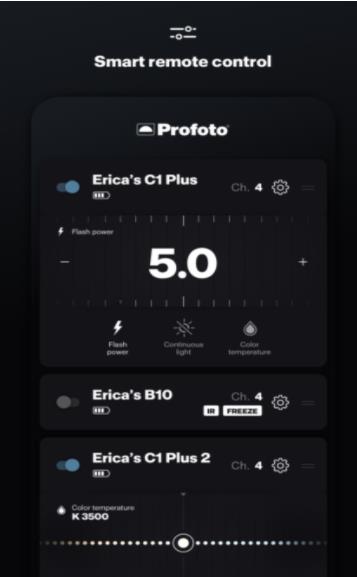 Profoto Control闪光灯控制app最新版图3: