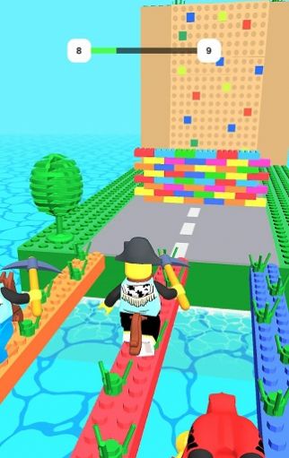 方块人组合赛跑游戏安卓版下载（Brick Race）图2: