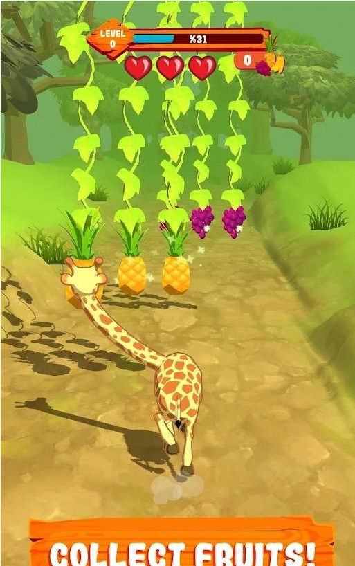 长颈鹿冒险跑游戏官方版（Giraffe）2