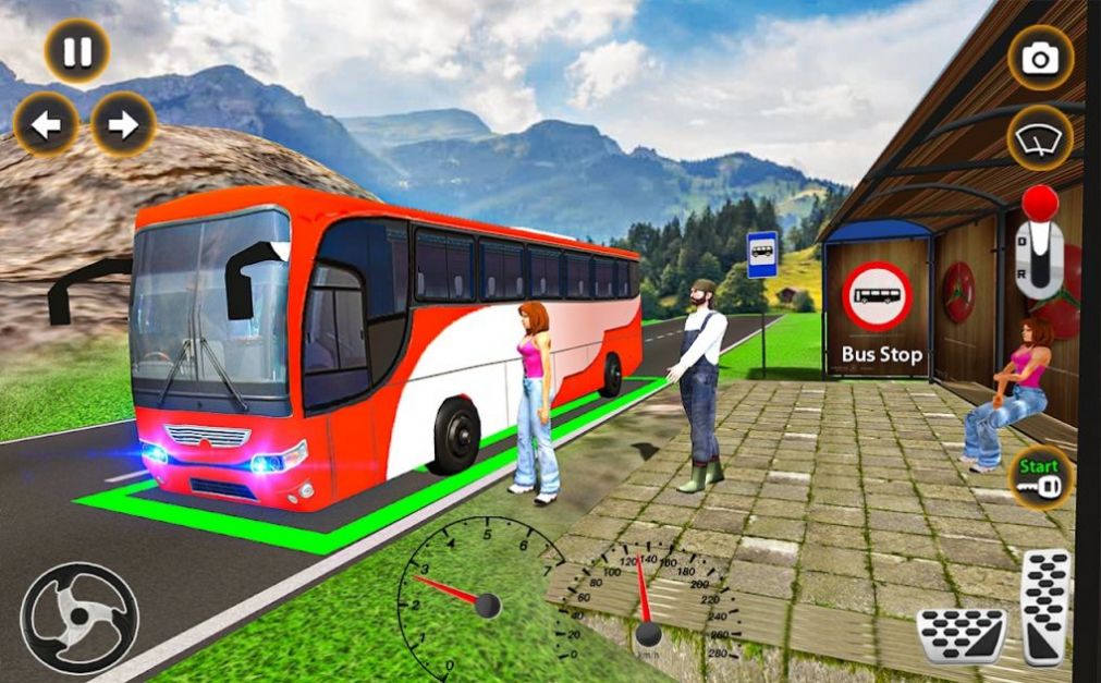 巴士游戏城市驾驶模拟游戏手机版(Bus Games City Driving Sim)图2: