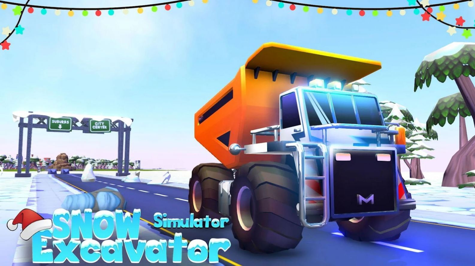 雪地车模拟器游戏中文版(Snow Excavator Simulator)图5: