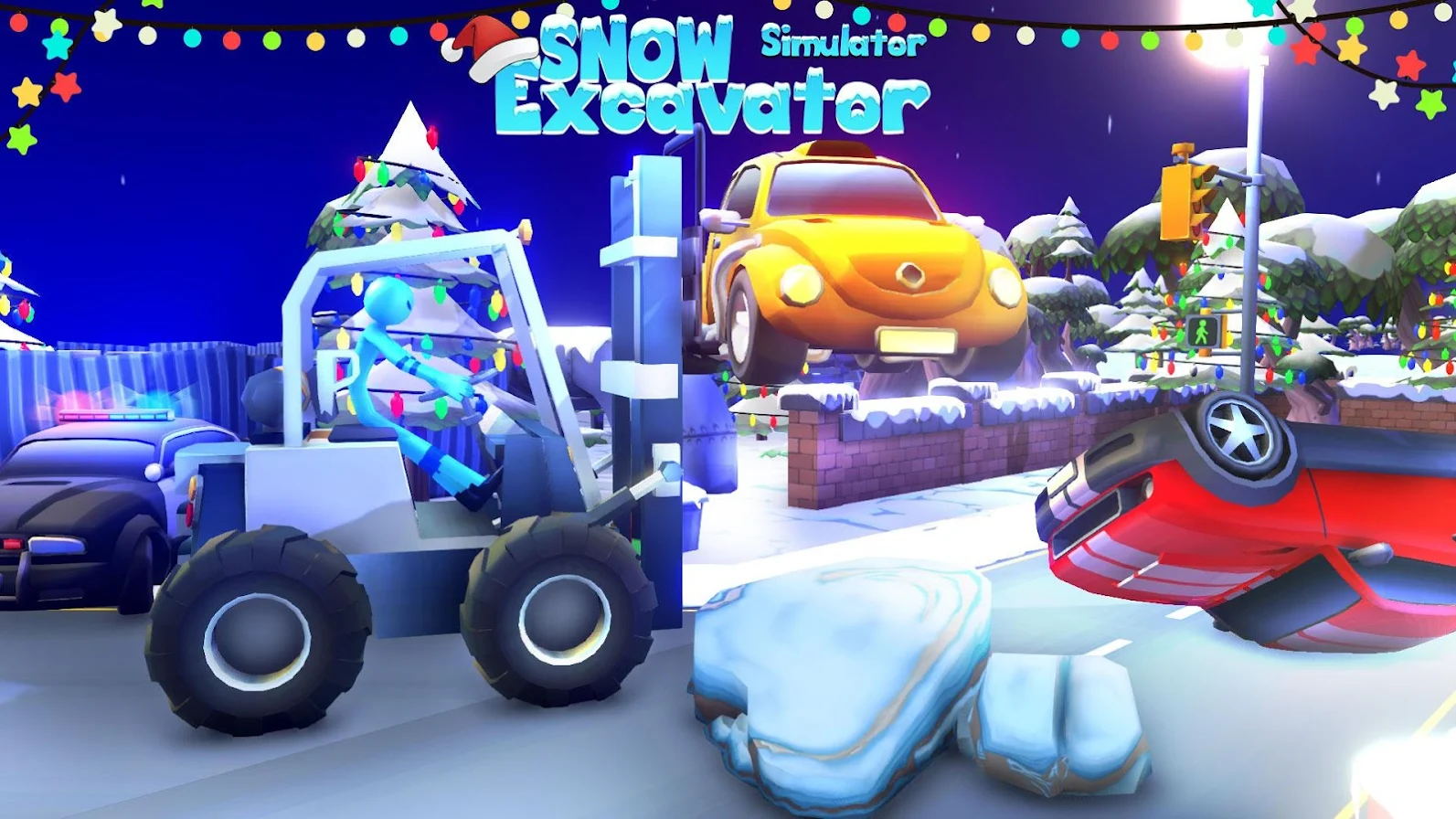雪地车模拟器游戏中文版(Snow Excavator Simulator)图1: