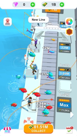 Idle Sea Fishing游戏图3