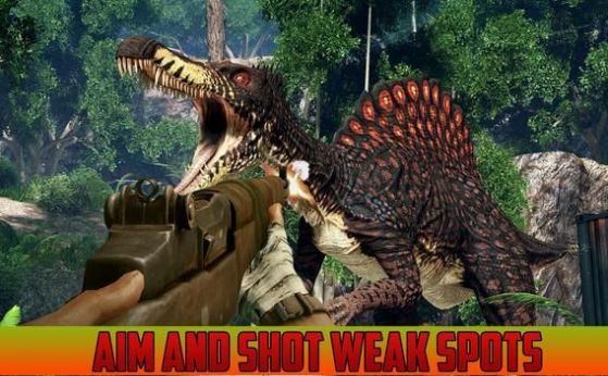 恐龙狩猎3D狂猎游戏中文版(Jungle Dinosaurs Hunting Game - 3D)图2: